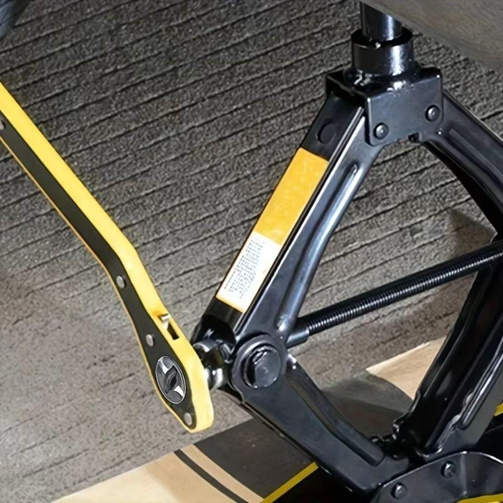 Long Handle Labor-saving Jack Dual-Direction Forward And Reverse Scissor Jack Cross Design 360° Rotation Ratchet Wrench