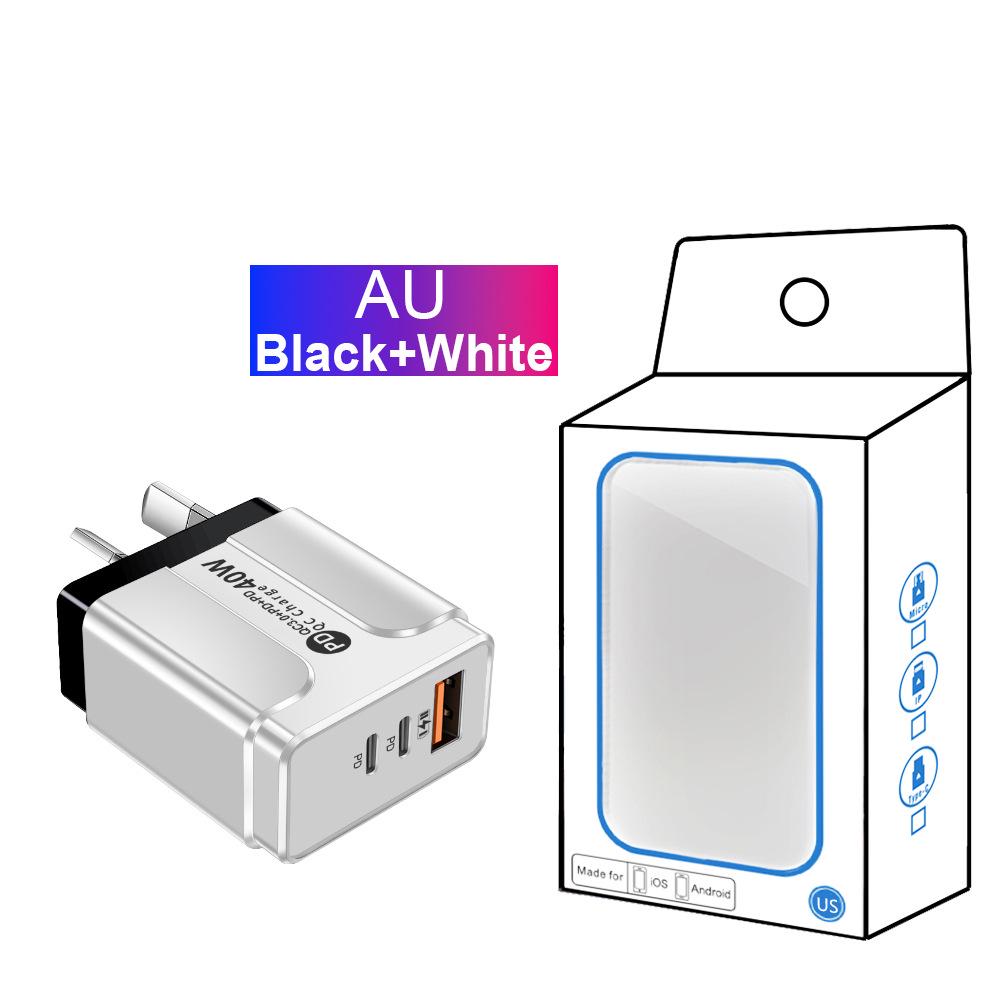 Universal Power Adapter Charger with 1 USB + 2 USB-C Ports, Compatible with US, EU, UK, AU Specifications
