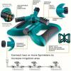 360° Sprinklers Irrigation Garden Lawn Sprinkler Automatic Watering Plants Rotary Gardening Supplies Agricultural Grass Fountain Nozzle