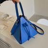Personality Triangle Bag 2025 New Mori Soft Girl Candy Color Foreign Style Portable Messenger Shoulder Bag Pu
