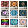Colorful Mandala Tapestry Wall Hanging Bohemian Style Psychedelic Witchcraft Tapiz Hippie Art Home Decor