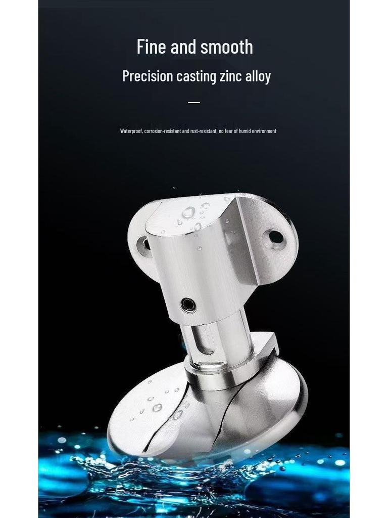 Бесшумный дверной стопор: Бесфрезерный, невидимый напольный бампер для спальни и ванной комнаты