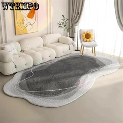 Ковер неправильной формы для гостиных Светло-зеленые облака для домашнего использования Ковер неправильной формы для спальни