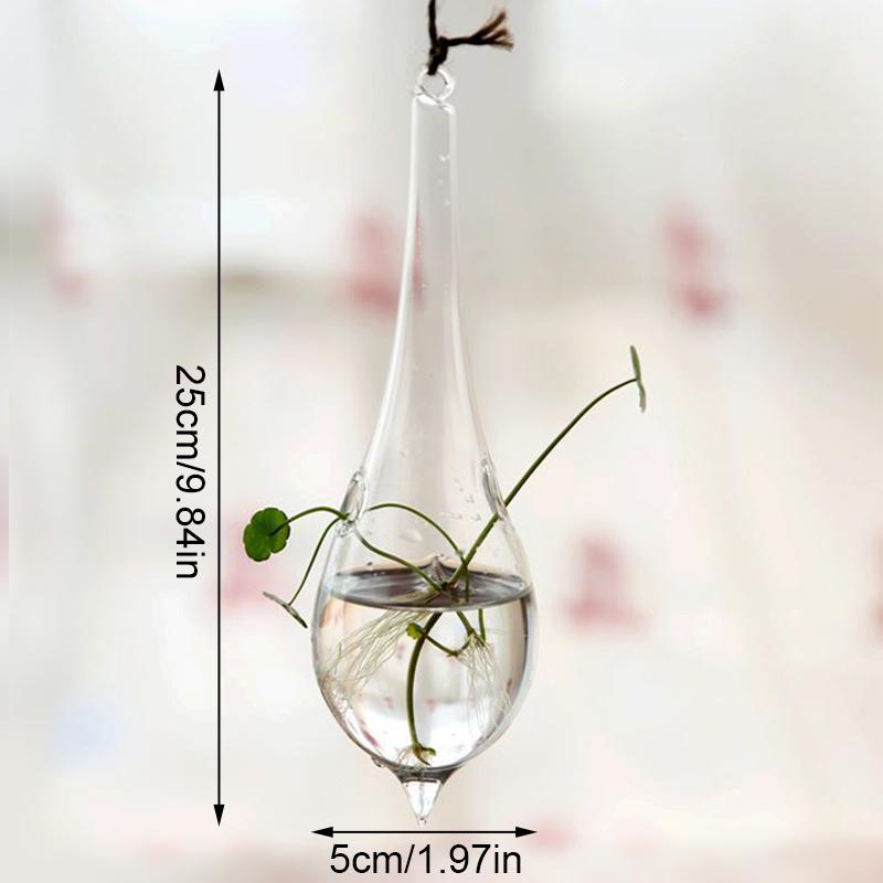 1 шт. прозрачные вазы для гидропоники, террариумный контейнер, подвесная стеклянная ваза, цветочный горшок