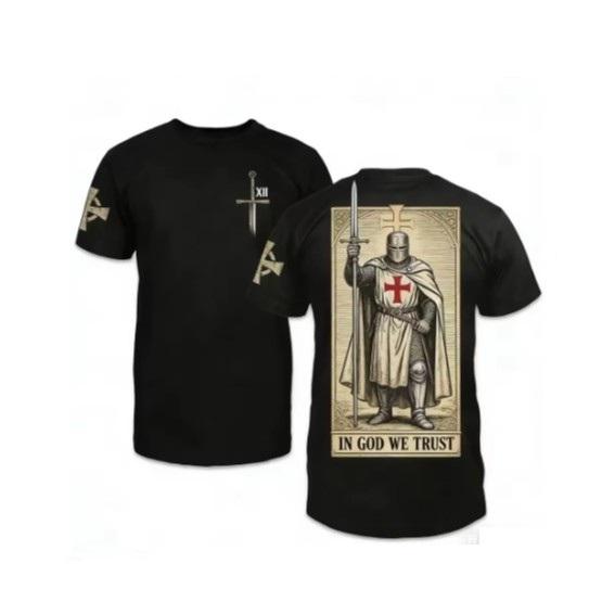 Britain England Knights Templar Warrior United Kingdom British UK MMA Boxing Muay Thai T-shirt Print 3D Unisex Training Gym Fitness Workout Sport