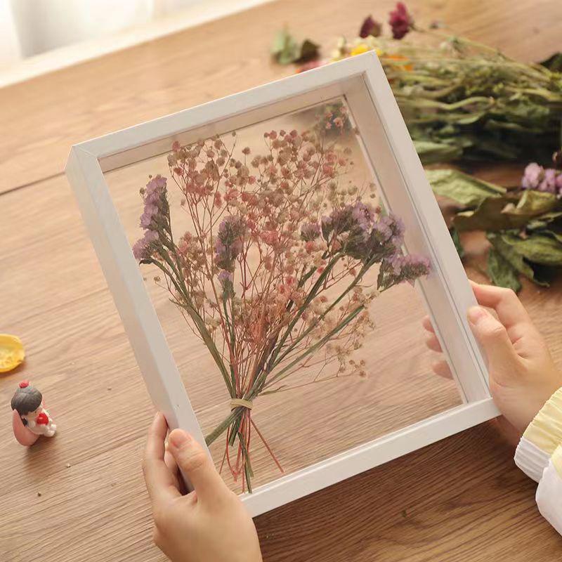 3D Двусторонняя прозрачная рамка для DIY экспозиции образцов сушеных роз