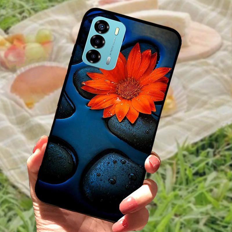 Чехол для ZTE Blade V40 Vita Мраморный чехол Ударопрочные силиконовые чехлы для телефона Для ZTE Blade V40 Vita V 40 Vita Задняя крышка Бампер
