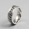Titanium Gift Rotatable Classic Wedding Chain Ring Stainless Steel Women and Men Finger Ring