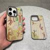Lovely Cartoon C-Curious Georges Corrugated Stripe Phone Case For iPhone 17 16 15 14 13 12 11 Pro Max Plus Pro Shockproof Cover