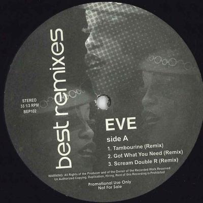 12-дюймовая пластинка EVE - Лучшие ремиксы Eve BEP102 НЕ НА ЛЕЙБЛЕ Неизвестный рэп и хип-хоп/R&B Б/У
