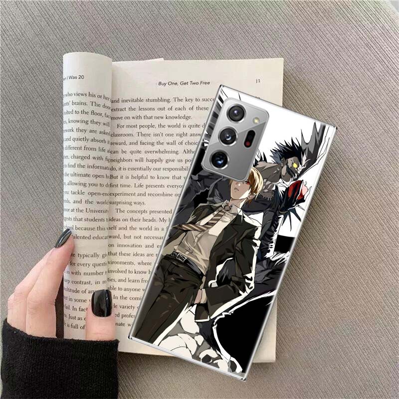 Чехол для телефона Anime Deth Note Лайт Ягами для Samsung A17 A37 A57 A54 A14 A24 A34 A07 A04S A02S A12 A22 A32 A52S A16 A26 A36 A56 A