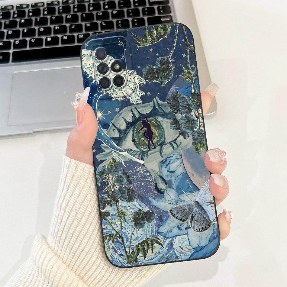Для Samsung Galaxy A71 A51 4G Модный чехол для телефона с рисунком «Сумеречный пляж» Для Samsung A51 A71 4G Мягкие силиконовые противоударные чехлы