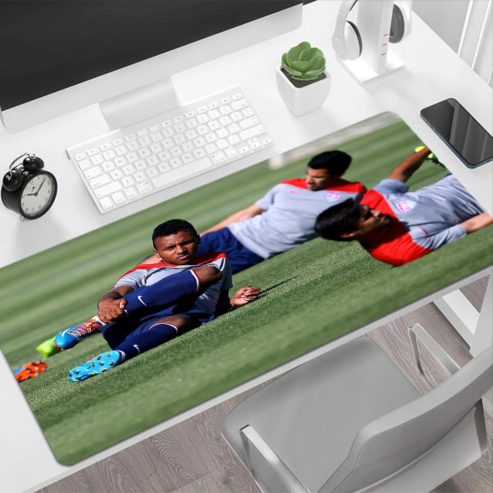 Football Players Gaming Mouse Pad Office Mouse Mats Computer Desk Keyboard Mat Non-Slip Rubber Base Computer Decor Item Office Use