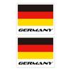 ГЕРМАНИЯ Германия Флаг Наклейка/Стикер для одежды/кузова автомобиля Безопасный Термостойкий//Светостойкий/Защита от УФ-лучей/Японское качество ПЭТ