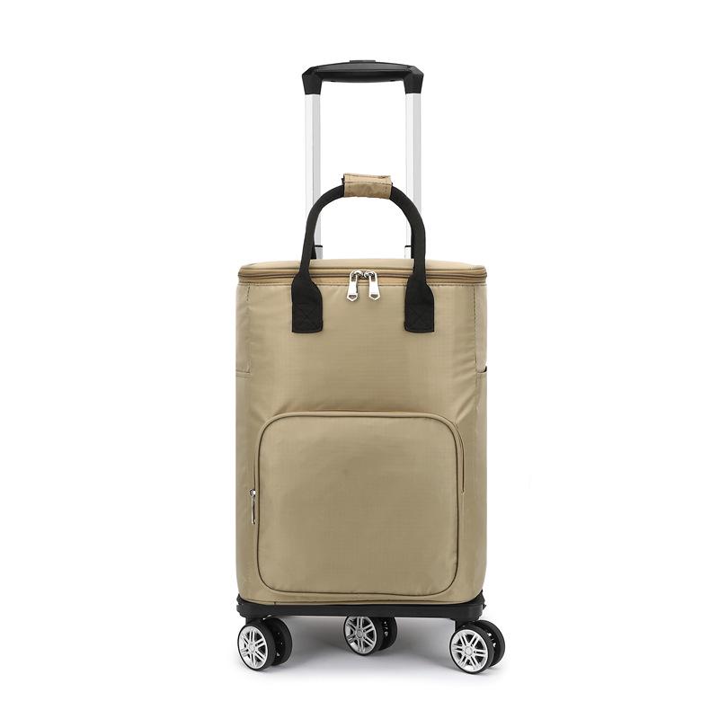 Складная Портативная Тележка для Продуктов с Сумкой - Бытовая Тележка для Супермаркета