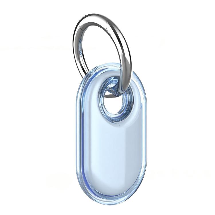 Full‑Coverage IP68 Waterproof TPU Shockproof Protective Case With Metal Carabiner Keychain For Samsung Galaxy Smart Tag 2 Tracker