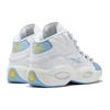 Reebok Мужские кроссовки Question Mid On to the Next Унисекс Белый Облачно-белый Жидкий-синий GW8854