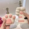 Керамическая бутылочка для лосьона в стиле «Кошачья лапка», Универсальная для жидкого мыла, Отлично подходит для ежедневного использования и в качестве подарка