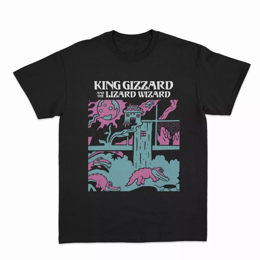 KING GIZZARD AND THE LIZARD WIZARD Хлопковая Унисекс Футболка Все Размеры Унисекс Футболка