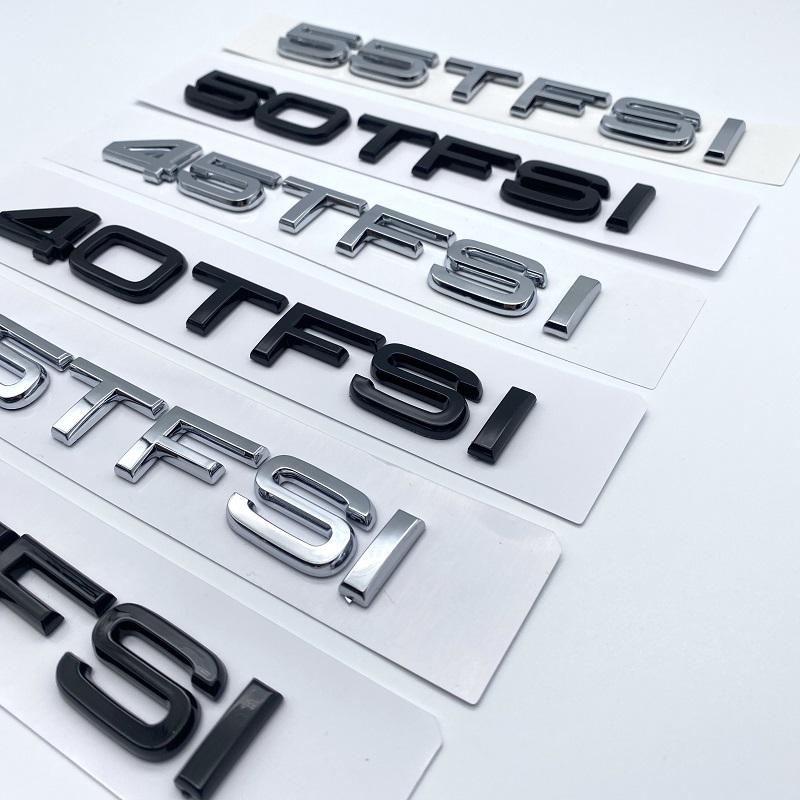 2026 Original 3D Sticker 30 35 40 45 50 TFSI Logo Car Tail Emblem Badge Trunk Decal For 4YGYE A3 A4 A5 A6 A7 A8 Q2 Q3 Q5 Q7 Q8 A1 S3