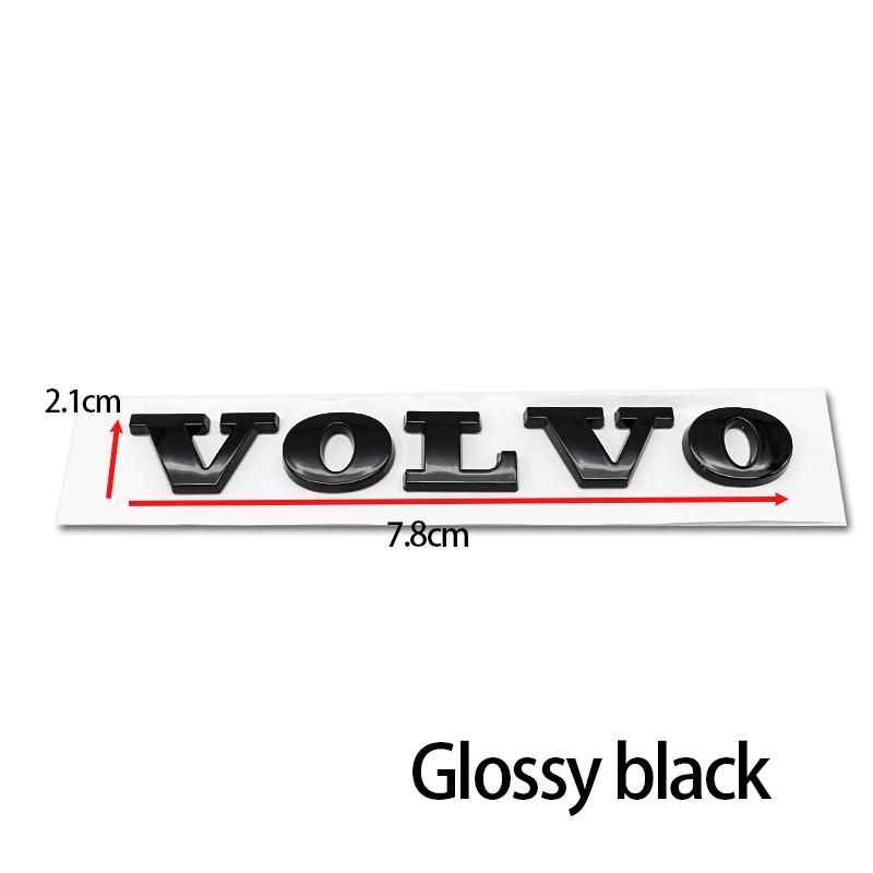 Новая ABS Наклейка с Буквами для Автомобиля VOLVO Наклейка с Логотипом на Багажник для Volvo XC60 XC90 S60 S80 S60L V40 V60 T5 T6 AWD Аксессуары для Стайлинга Автомобиля