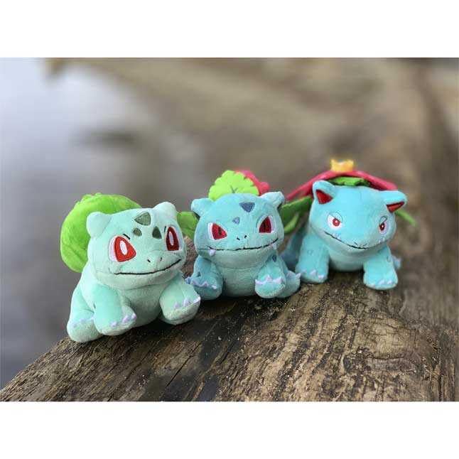 Pokémon Center Original Plush Toy Fit Fushigibana 10128.5 (HWD cm)