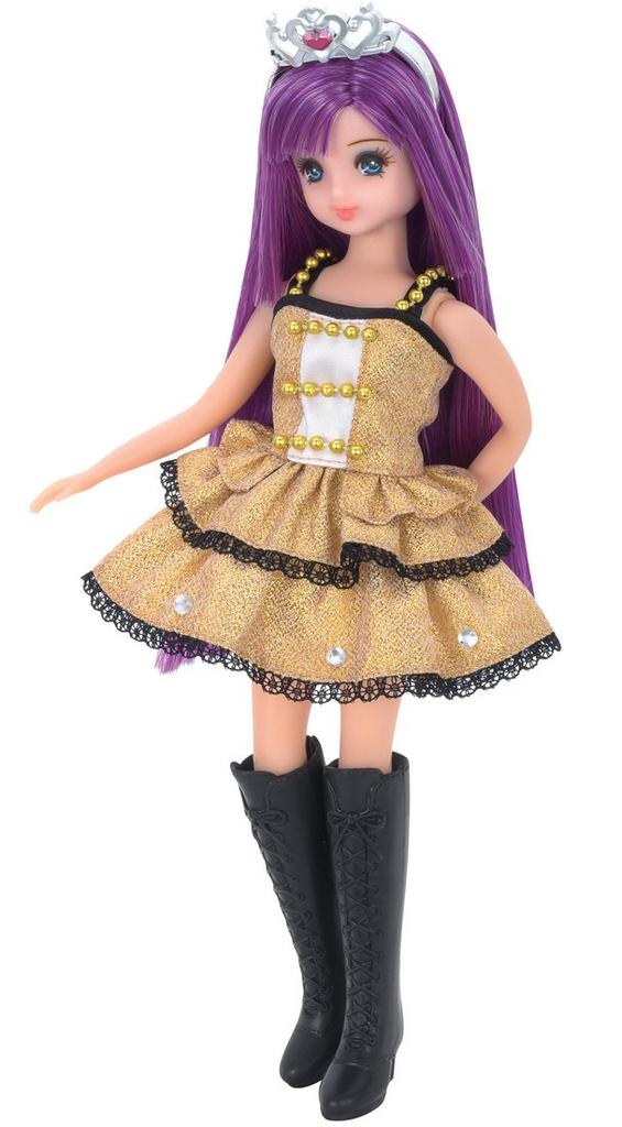 Платье Harajuku Girls School Coordination Dress Set DIAMOND QUEEN Gold Licca-chan