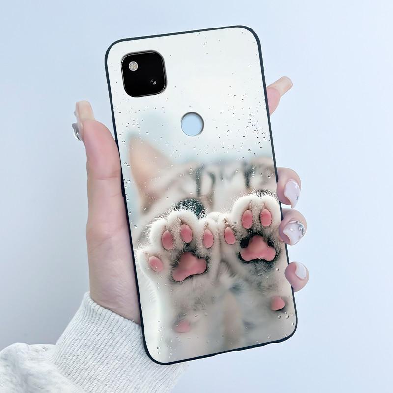 Чехол для телефона Google Pixel 4a 4G / 4a 5G, Ультратонкий, Тонкий, Эстетичный, Роскошный, Милый, Крутой, Для Мальчиков, Девочек, Мягкий Силикон, Матовый Чехол