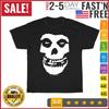 Misfits Fiend Skull Винтажная футболка Мужская Женская Футболки Топ Мужская Мода 2023 Женская футболка Мужская Женская Футболки Топ Короткий рукав