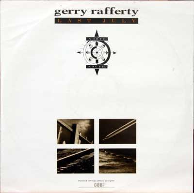 10-дюймовая пластинка GERRY RAFFERTY - Last July LONT170 London Records 1988 UK Rock Б/у