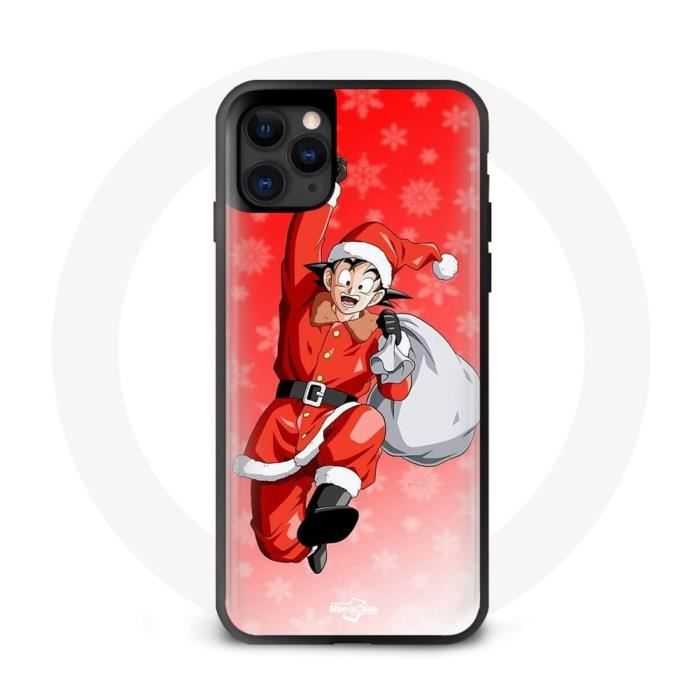 Coque pour Iphone 11 Pro Max - Maniacase - Anime Son Goku Dragon Ball - Souple - Protection chocs - Noël 2023