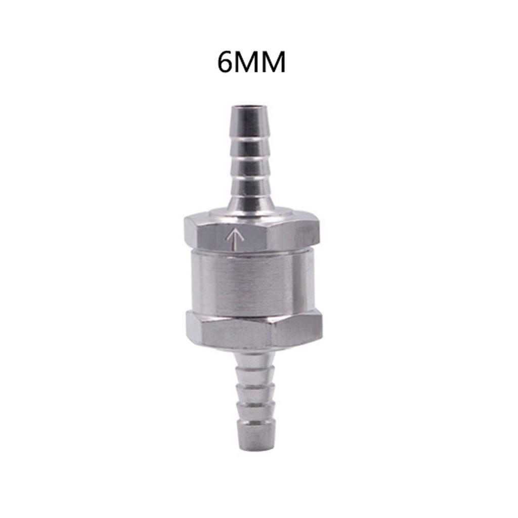 Fuel Non Return Check Valve 6/8/10/12mm Aluminium Alloy Petrol Diesel Water Fuel Line One Way for Peugeot Renault