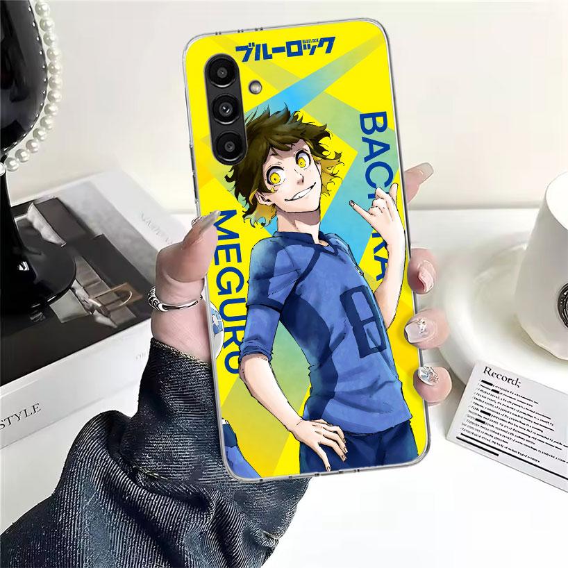 Горячий аниме Blue Lock Чехол для телефона для Samsung Galaxy A13 A14 A15 A16 A17 A53 A54 A55 A56 A57 A33 A34 A35 A36 A37 A23 A24 A25 A26 Ga
