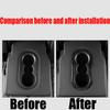For Volkswagen Touareg MK3 -2024 rear armrest water cup panel decorative frame car interior decoration modification parts