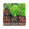 Коллекция шестигранных кубиков D6 Фишки 1/1 и -1/-1 Коллекция из 10 кубиков для обучения математике Детские арифметические игрушки Аксессуары для карточных игр