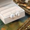 Real 925 Sterling Silver Natural Freshwater Pearl Earrings Fashion Jewelry For Women Gifts