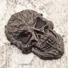 3D Металлические Наклейки на Автомобиль Призрак Череп Металлический Значок Наклейка для Автомобиля Золотой Черный Череп Скелет Автомобиль Мотоцикл Наклейки