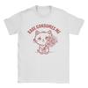Streetwear T Shirts Summer Rage Consumes Me Cat Leisure T Shirts Cotton Tshirt for Unisex Women Y2K Retro Cheap Print Short Sleeve