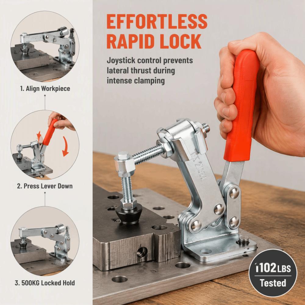 Portable Quick Release Toggle Clamp Antislip Horizontal Toggle Clamp New Toggle Clamp Woodworking