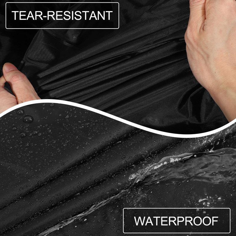 Motoforti Car Cover Outdoor Waterproof Sun Rain Hail Protection with Left Side Door Zipper 210D-PU for Toyota Supra