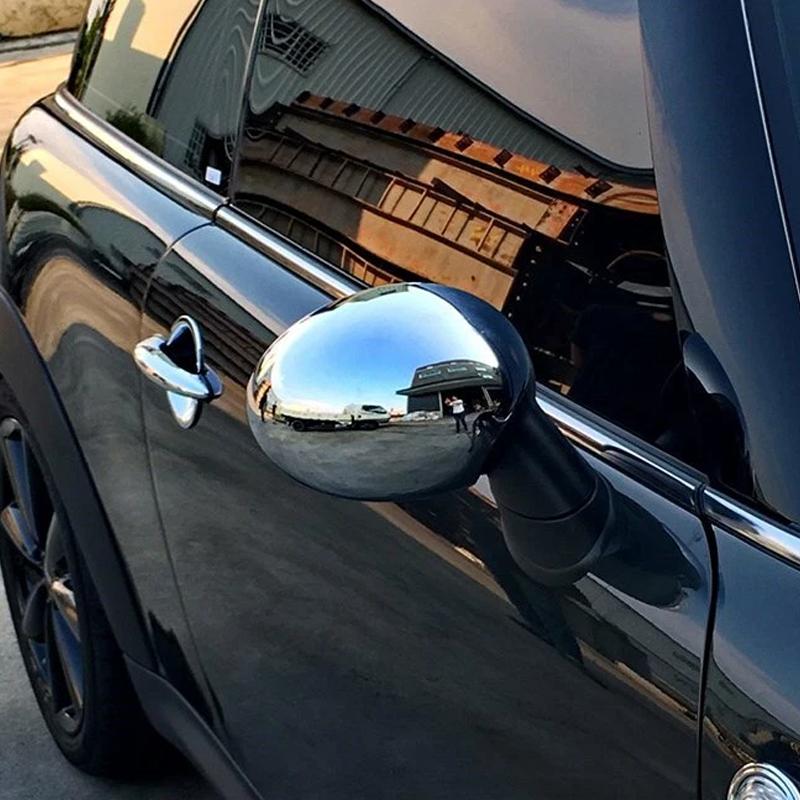 Chrome Side Door Mirror Covers For Mini Cooper R56 2006-2012