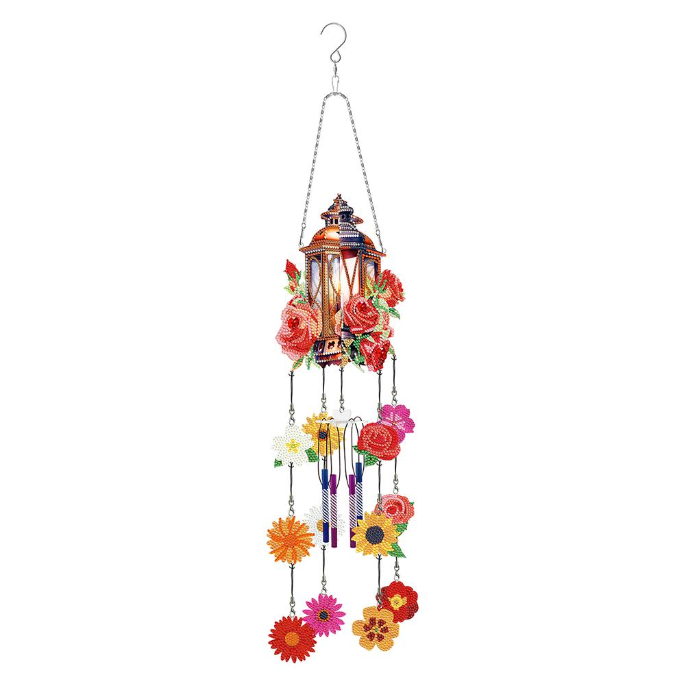 DIY Butterfly Diamond Art Sun Catchers Double Side Wind Chime Diamond Painting Dots Pendant Bird for Garden Window Decor