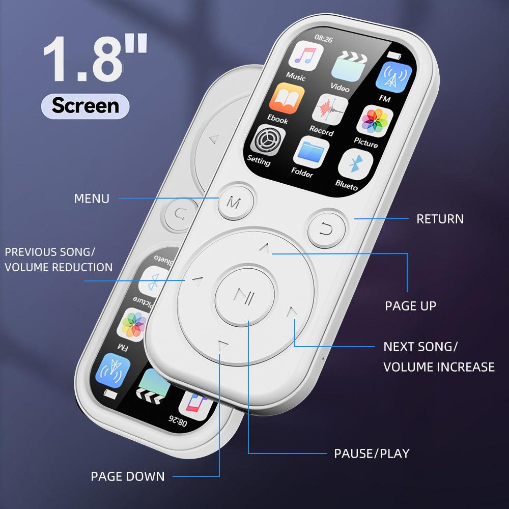 Музыкальный проигрыватель MP3/MP4 с функцией записи и подключением по Bluetooth