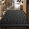 Simple Entry Door Dust Removal Mat Rubber Entry Mat Home Porch Wear Resistant Anti-slip Carpet Mat
