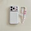 Милый Мультяшный Чехол с Точками Медведь и Кролик для iPhone 17/16 Pro Max/15/14
