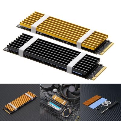 M.2 SSD NVMe радиатор M2 2280 SSD жесткий диск алюминиевый радиатор радиатор с охлаждающей термопрокладкой для PS5 NVME NGFF M.2 2280 SSD