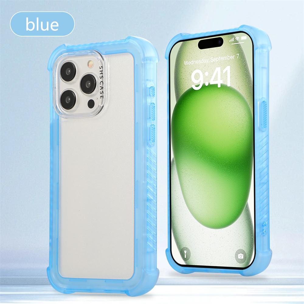 3in1 Military Shockproof Protective Phone Case For 16 15 14 Pro Max 16 Plus 13 Air Cushion TPU Bumper PC Hard Back Cover