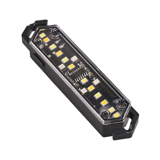 Outdoor Camping Guyline Warning Light 7 Modes Adjustable IPX4 Waterproof Magnetic Portable Hiking Tent Shelter Wind Rope Hanging Lamp