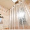 1PCS 180x180cm 3D Bathroom Bath Shower Curtain Transparent Thicker Waterproof Curtain