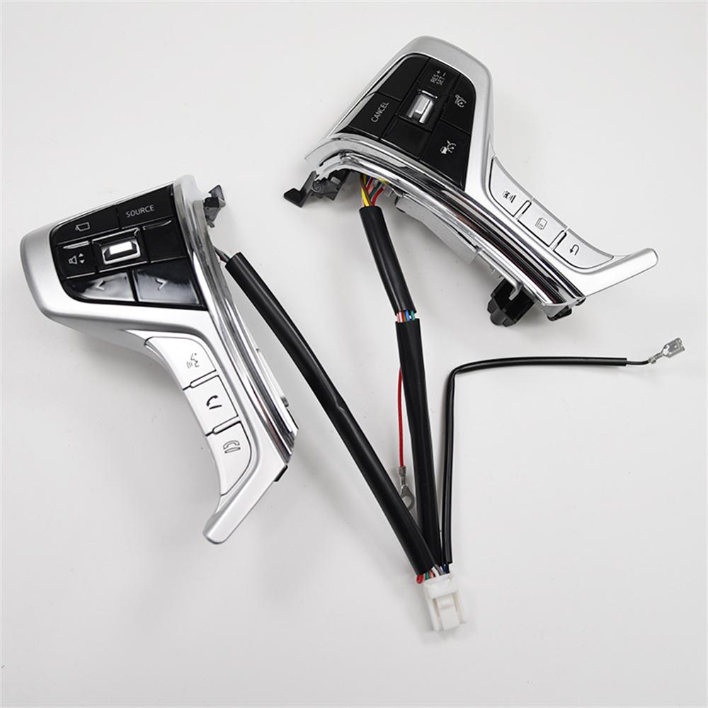Steering Wheel Control Switch Set For Mitsubishi Outlander Pajero Sport 15-23